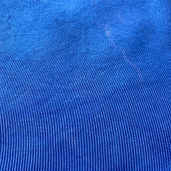 GUCCI AUTHENTIC VINTAGE BLUE ON BLUE LOGO 100% SILK - Picture 15 of 16